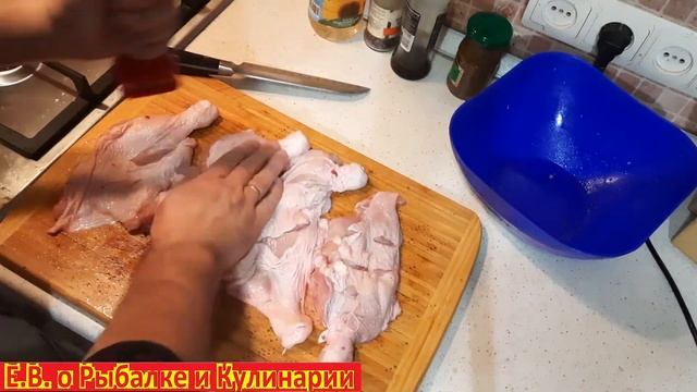 Вкусный стейк по домашнему из окорочка.Стейк из куриного окорочка,НЕ ДОРОГО ВЕДЬ НЕ ГОВЯДИНА.