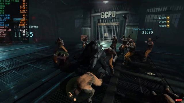 Batman Arkham Origins GTX 1660 Ti | ULTRA graphics  | Physx ON ( Acer Predator Helios 300)