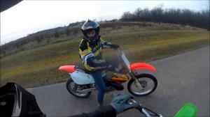 Honda Cr 250 vs Kawasaki Kx 250!!!