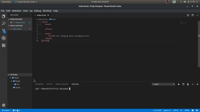 Git Teknolojisi - 4. Staging Area смотреть онлайн