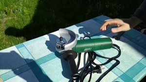 Распаковка — Угловая шлифовальная машина DWT WS08-125 E