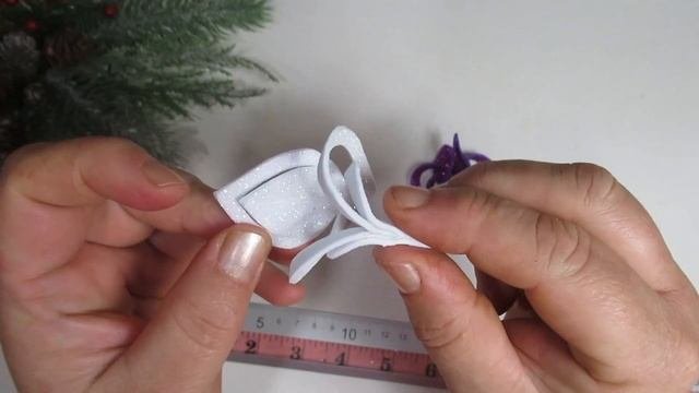 СНЕЖИНКИ ИЗ ФОАМИРАНА. / Decoración Navideña. CHRISTMAS ORNAMENTS.