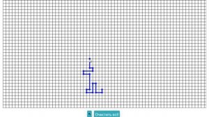 Графический диктант человечек