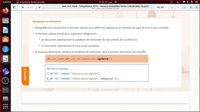 Mongodb (Vidéo 5) : Les opérations CRUD смотреть онлайн