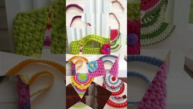 #youtubeshort crochet beautiful & creative handbags design