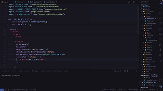 React Native Tutorial | Beginners Full Course | Travel App 2023