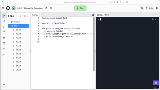 (Solution) Change File Extensions | Automate Everything with Python