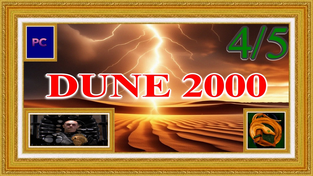 Dune 2000 / PC / HD / Прохождение за Ордосов (4-ая часть игры) / MAX сложность.