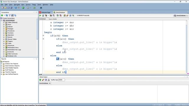 Decision Making (Nested) in PL/SQL| Oracle Database| DB 6 | Tech Specs