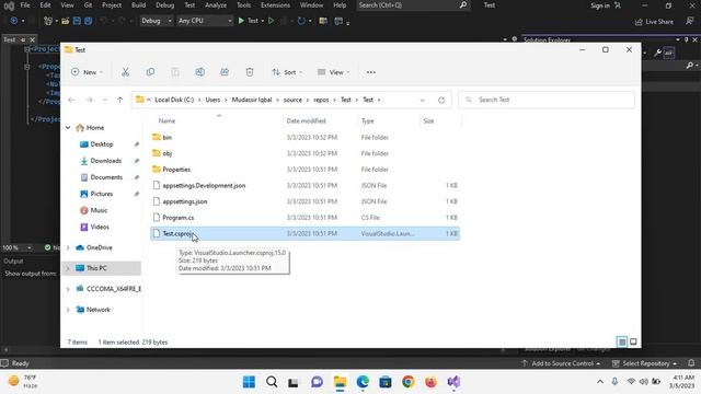 Asp.net core Project Files and Program cs File | Asp.net Core tutorial in visual studio 2022