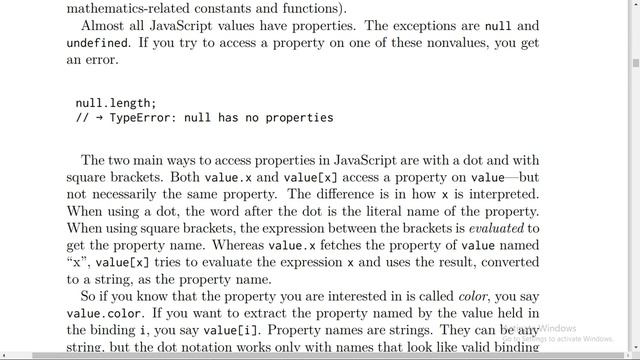 JavaScript Properties