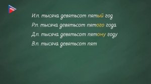 6 класс - Русский язык - Порядковые числительные