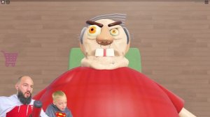 ПОБЕГ ОТ ЗЛОГО ДЕДА В РОБЛОКС.  ESCAPE EVIL GRANDPA.