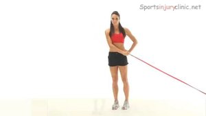 Плечевой сустав: Заключительный этап реабилитации - 27. Диагональные упражнения с эластичной лентой