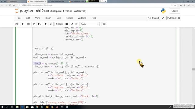 Python Machine Learning 40. Regression-3: 隨機樣本共識迴歸 (RANSAC)、脊迴歸與 LASSO 迴歸 (recorded on 20191015) смотреть онлайн