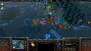 WarCraft III - HU vs NE. Expansion blocking FTW against silly chimera build.