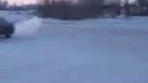 Зимний дрифт на Хонде Акорд Инспаер