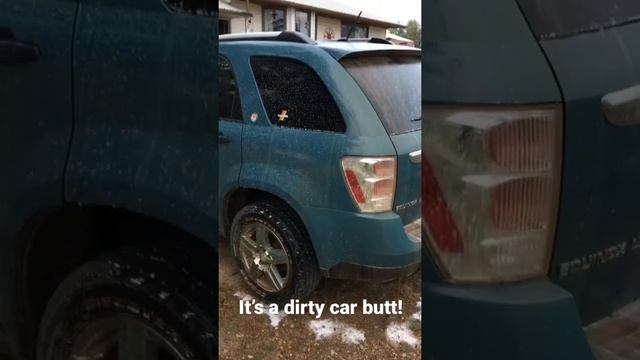 Chevy Equinox has a dirty butt, time to pressure clean! смотреть онлайн