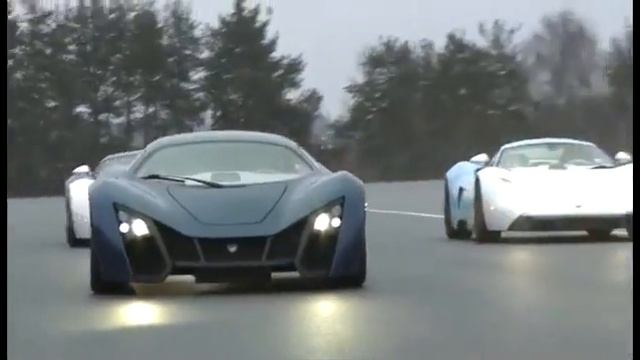 Marussia sportcar. First russian supercar