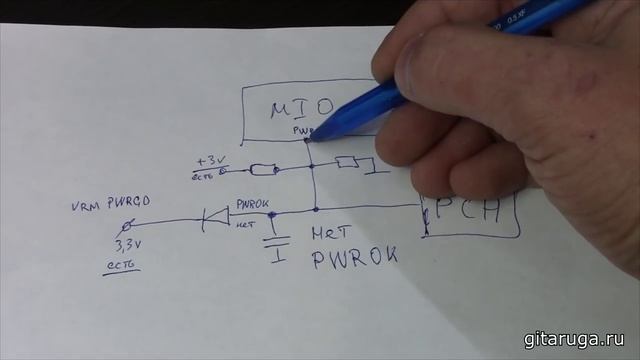 Asus P7H55 выясняем причину циклической перезагрузки смотреть онлайн