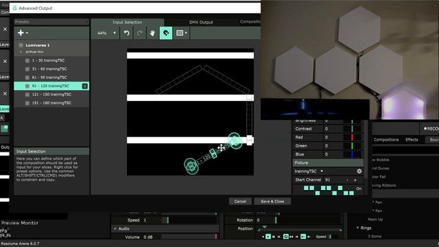 Introduction to Resolume - DMX and Pixel Mapping