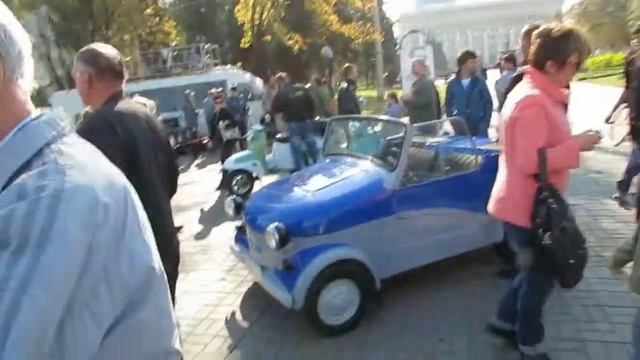 Донецк мирный.2012 Г. выставка ретро автомобилей, пл. Ленина смотреть онлайн