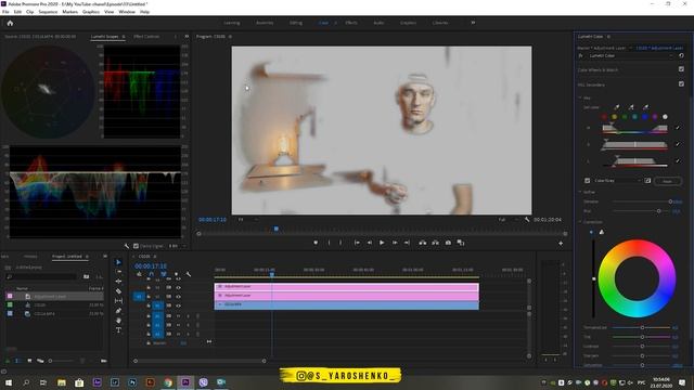 Цветокоррекция в Premiere Pro. Работа с S-Log2 камеры Sony a7RIII смотреть онлайн