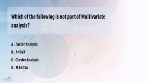 #FactorAnalysis Vs #ANOVA Vs #ClusterAnalysis Vs #MANOVA