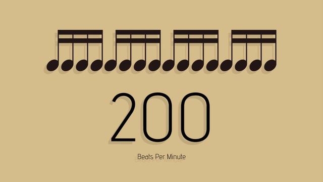 BPM = 200　メトロノーム - metronome - 16分 смотреть онлайн