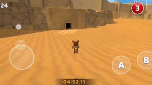 Прохождение Super Bear Adventure #3 Бимотепская пустыня