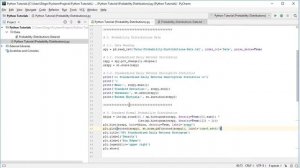 Python Tutorial. Probability Distributions