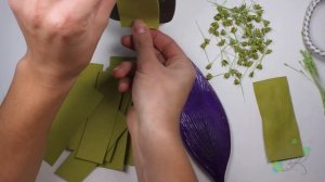 Декоративные травинки из фоамирана - мастер-класс