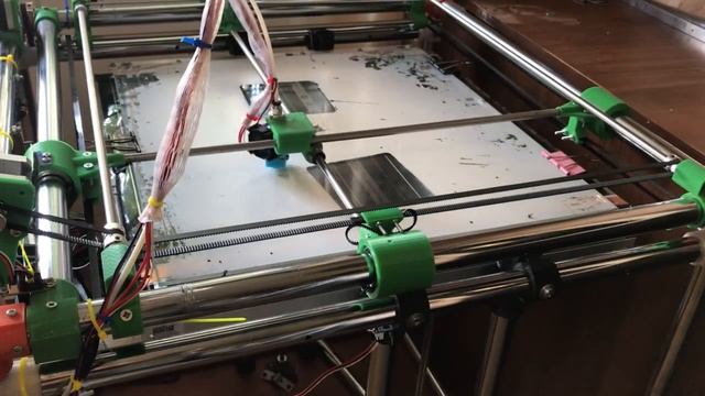 Самодельный 3d принтер 400х450х600.