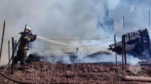 В Забайкалье потушен открытый огонь в дачном кооперативе, где пожар уничтожил около 40 построек