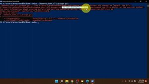 PowerShell Script is not digitally signed error