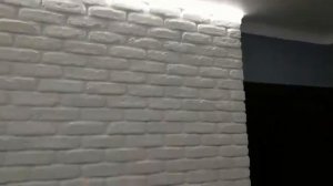 Декоративный гипсовый Кирпич «Клинкер белый»