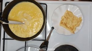 ОМЛЕТ С СЫРНОЙ НАЧИНКОЙ БЫСТРО И ВКУСНО - OMELET WITH CHEESE FILLING