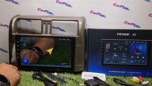 Toyota Land Cruiser Prado 150, андройд магнитола X1