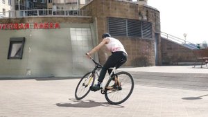Вилли на фиксе за час с Антоном Bentframe Wheelie on Fix bike
