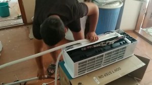 установка кондиционеров. кандицанер орнату.