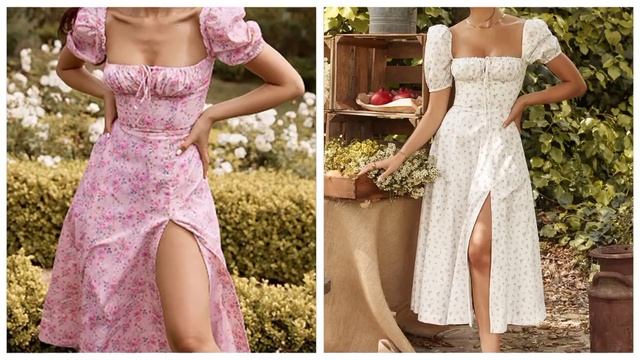 Модные летние платья??/ summer outfits / dress смотреть онлайн