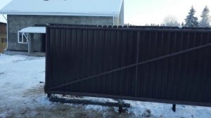 Откатные ворота с калиткой Вологда АртМет