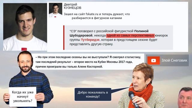 Спорт-Экспресс ОПОЗОРИЛСЯ! Полина Шубодерова, Этери Тутберидзе и БЕЗДАРНЫЕ журналисты смотреть онлайн