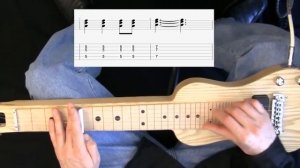 "Sleep Walk" on C6 Lap Steel Guitar Performance and Lesson