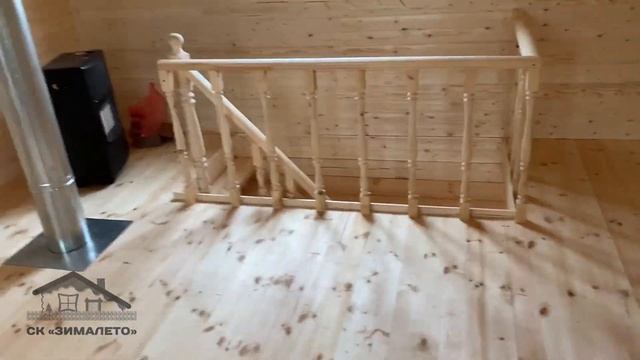 Баня 6х6м 2 этажа. Отзыв заказчика о СК "ЗимаЛето"