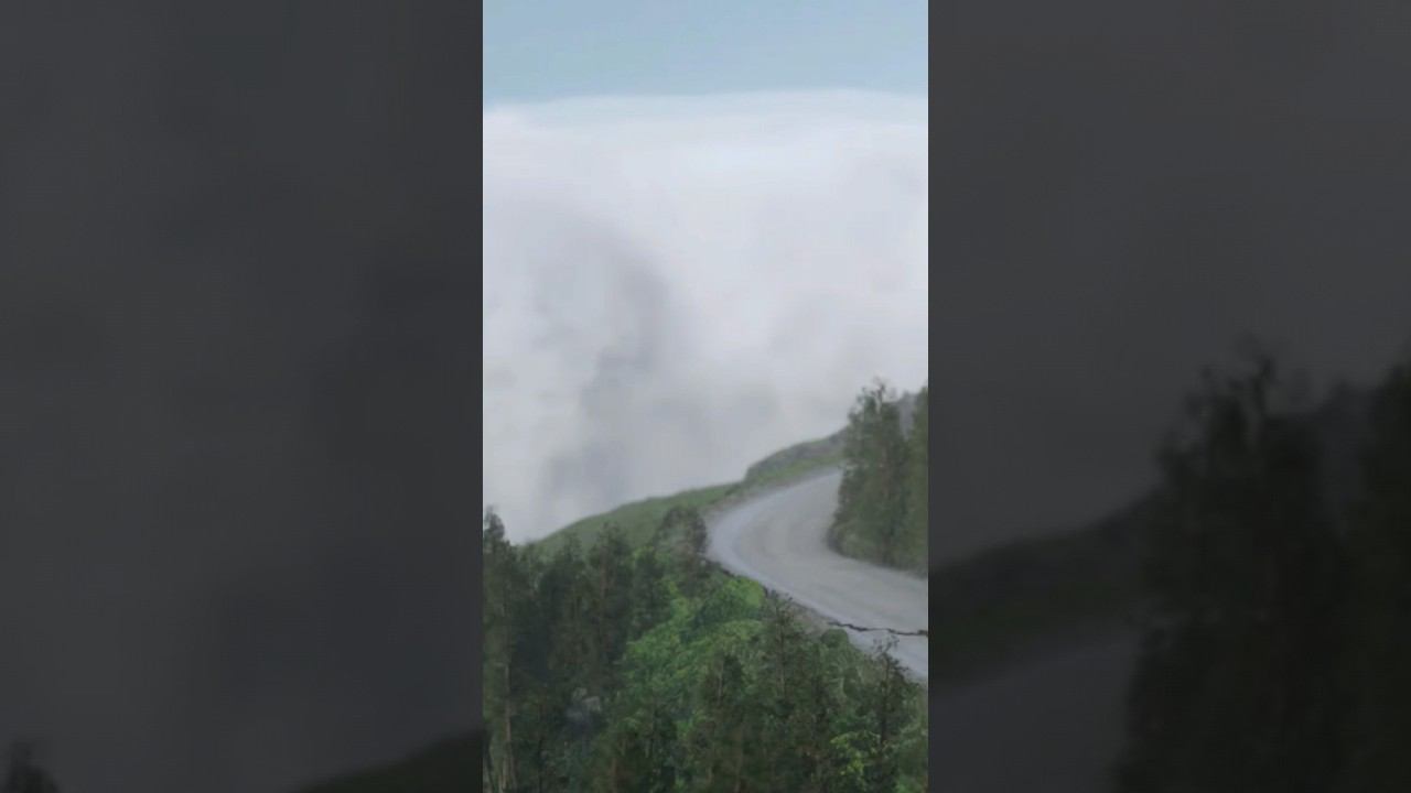 Стена тумана приближается, cgi #shorts смотреть онлайн