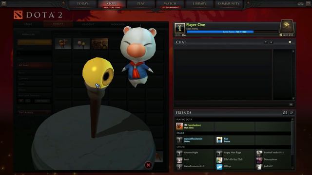 Dota 2 - Genuine Master Chocobo Courier, Genuine Class Zero Moogle Ward смотреть онлайн