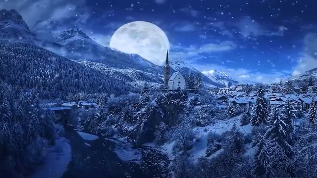Relaxing Christmas Music | Silent Night, Holy Night, First Noel | Christmas Ambience