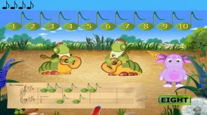 Лунтик Английский язык для малышей ,Учим цифры 5 часть