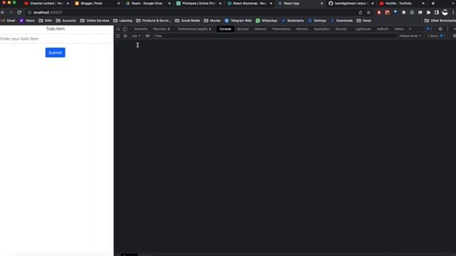 React Tutorial - Part 3 - Handle Events in React - Create Form